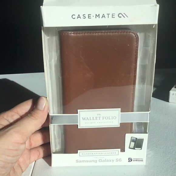 Samsung Galaxy Note 6 Leather Wallet Folio (L) - Picture 1 of 7